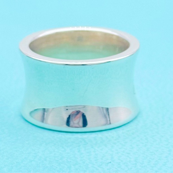 Tiffany & Co SS 1837 Wide Band Ring Size 5 EUC - Picture 6 of 11